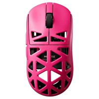 Mchose A7X MC-A7X-3 Ultra Magnesium Alloy Rose Red 8K Hz PAW3950 TI Sensör Kablosuz Oyuncu Mouse