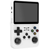 Cosmostech Plus Taşınabilir Mini Klasik Retro El Video Atarisi Game Oyun Konsolu HD IPS 3.5 Renkli Ekran Beyaz