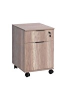 Adore Mobilya Rio Kilitli Çekmeceli Keson-Açık Ceviz (Tori) 41x61x45 CM (GxYxD)