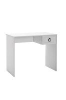 Adore Mobilya Hampton Çekmeceli Çalışma Masası-Mat Beyaz 90x75x51 CM (GxYxD)