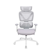 Adore Mobilya Unique-SX Yönetici ve Çalışma Koltuğu - Gri/Krem 74x119.5-129x65.5 CM