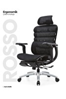 Karr Office Rosso Ergonomik Çalışma Koltuğu Siyah