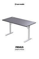 Karr Office Firmus Dayanıklı Çalışma Masası 180x80 - Antrasit