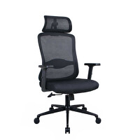 Adore Mobilya Tempo-X Ergonomik Yönetici ve Çalışma Koltuğu File Siyah 68x116-126x66 CM
