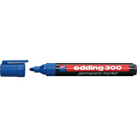 Edding 300 Yuvarlak Uçlu Mavi Koli Kalemi