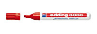 Edding E-3300 Permanent Kırmızı Renk Markör Kalemi