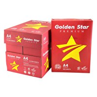 Golden Star A4 Fotokopi Kağıdı 80 G - 1 Koli (5 Paket & 2500 Yaprak)