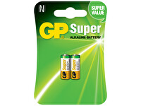 GP GP910A Süper Alkalin 1.5 V LR1/N/910A Boy 2'li Yarım Kalem Pil