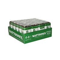 Wattsonix Çinko Karbon 20'li 9V Pil