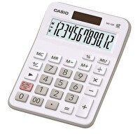Casio MX-12B-WE 12 Hane Masaüstü Beyaz Hesap Makinesi