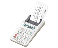 Casio HR-8RC-WE 12 Hane Şeritli Beyaz Hesap Makinesi
