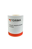 Torima 20.3x65  Metre Parlak DX100 Yazıcıya Uyumlu Inkjet Fotoğraf Kağıdı