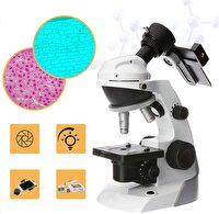 Swift 60x-200x Çocuklar için Bileşik Monoküler Mikroskop