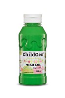 ChildGen 350 ML Yeşil Süper Yıkanabilir Parmak Boya