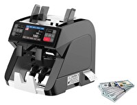 Hemes Pro Black (Printer’lı) Para Sayma Makinesi 25 Ülkeli 1+1 (Müşteri Ekranlı)