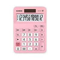 Casio MX-12B-PK Pembe 12 Hane Masaüstü Hesap Makinesi