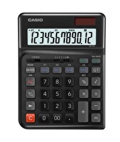 Casio DE-12E-BK Siyah 12 Hane Masa Üstü Ergonomik Tuşlu Hesap Makinesi