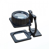 Evimdeyokyok Tekstilciler için  Kumaş Kontrolü Büyüteç Katlanan Metal 15X Büyütme