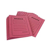 Elitstore Karton Dosya A4 Tam Kapak Pembe 50'li Paket KRTN-DSY