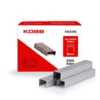 Kobb KBZ208 8mm 2500 Adet 200 Serisi Ağır Hizmet Tipi Zımba Teli