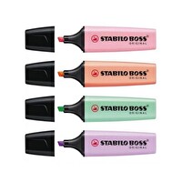 Stabilo Boss Original Fosforlu Kalem Pastel 4'lü Paket - 70/4-2