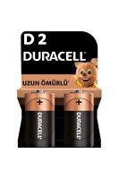 Duracell 1.5V LR20/MN1300 D Alkalin Pil 2’li Paket