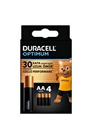 Duracell Optimum 1.5V LR6 MX1500 AA Alkalin 4'lü Paket Kalem Pil