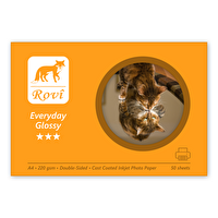 Rovi Everyday Parlak Çift Taraflı Fotoğraf Kağıdı 220GSM 50 Yaprak A4