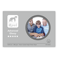 Rovi Advanced Parlak Fotoğraf Kağıdı 280GSM 50 Yaprak 13x18