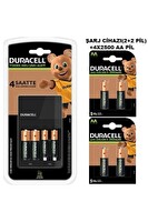 Duracell CEF-14 Hızlı Şarj Cihazı 2x1300 AA - 2x750 AAA - 4x2500 AA Şarjlı Kalem Pil