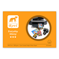 Rovi Everyday Parlak Fotoğraf Kağıdı 200GSM 50 Yaprak 10x15