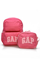 GAP Kız Çocuk 2'li Okul Seti İlkokul Çantası ve Beslenme Çantası Seti 12790