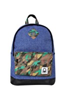 United Colors Of Benetton Lacivert Kamuflaj Okul Sırt Çantası