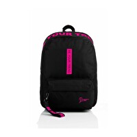 Louisiana Polo Be Your Trend Laptop Bölmeli Okul Çantası Siyah Pembe 1140