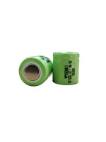 Evimdeyokyok 1.2V 300 Mah - 1/3AA - Ni-MH Şarjlı Pil - Başsız - Flat Head
