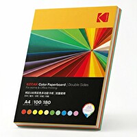Kodak A4 Renkli Fotokopi Kağıdı 180GR-100 AD.- Karışık 10 Renk