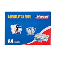 Bigpoint BP694-100 Laminasyon Filmi A4 100 Mikron 100'lü Kutu