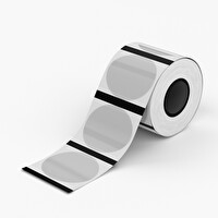 Niimbot TT50X50-150 Adet Şeffaf Yuvarlak Etiket B1-B21S-B3S-B21PRO