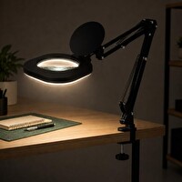 Coverzone F-689A 10X LED ENT 80 LED 15W 850 Lümen Işıklı Büyüteçli Masa Lambası