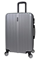 Elatae ABS 1020 Gri Büyük Boy Valiz