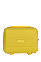 Elatae V305 Kırılmaz Omuz Askılı Şifreli Sarı Makyaj Çantası El Valizi