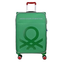 United Colors Of Benetton BNT2200 Kumaş Yeşil Büyük Boy Valiz