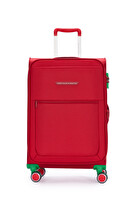 United Colors Of Benetton BNT2800 Ultra Light Kırmızı  Kumaş Orta Boy Valiz
