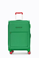 United Colors Of Benetton BNT2800 Ultra Light Kumaş Yeşil Orta Boy Valiz