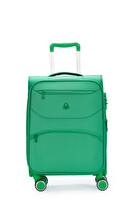 United Colors Of Benetton BNT2400 Kumaş Yeşil Kabin Boy Valiz
