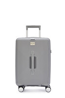 Pierre Cardin 04PC7080 Polipropilen Gri Kabin Boy Valiz
