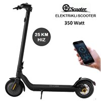 Citymate Gold 350 W  8.5" E-Scooter Bluetooth'lu Siyah Elektrikli Scooter