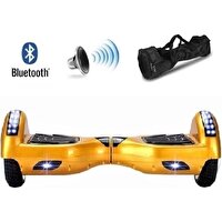 Smart Balance Gold 6.5" Smart Balance Scooter Elektrikli Kaykay Bluetooth Hoverboard + Çanta Hediyeli