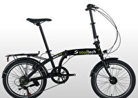 Soultech BIKE14S Couple 20" Siyah Katlanır Bisiklet
