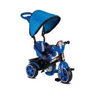Babyhope 121 Bobo Ebeveyn Kontrollü Üç Tekerlekli Mavi Çocuk Bisikleti